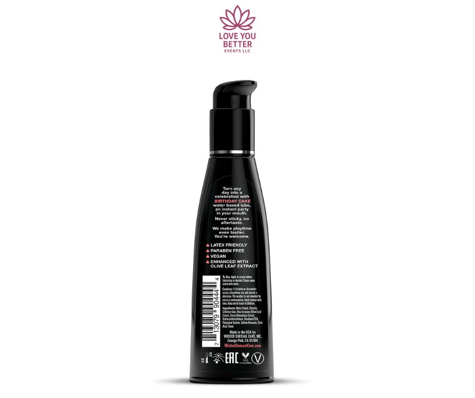 Birthday Cake Water-Based Lubricant