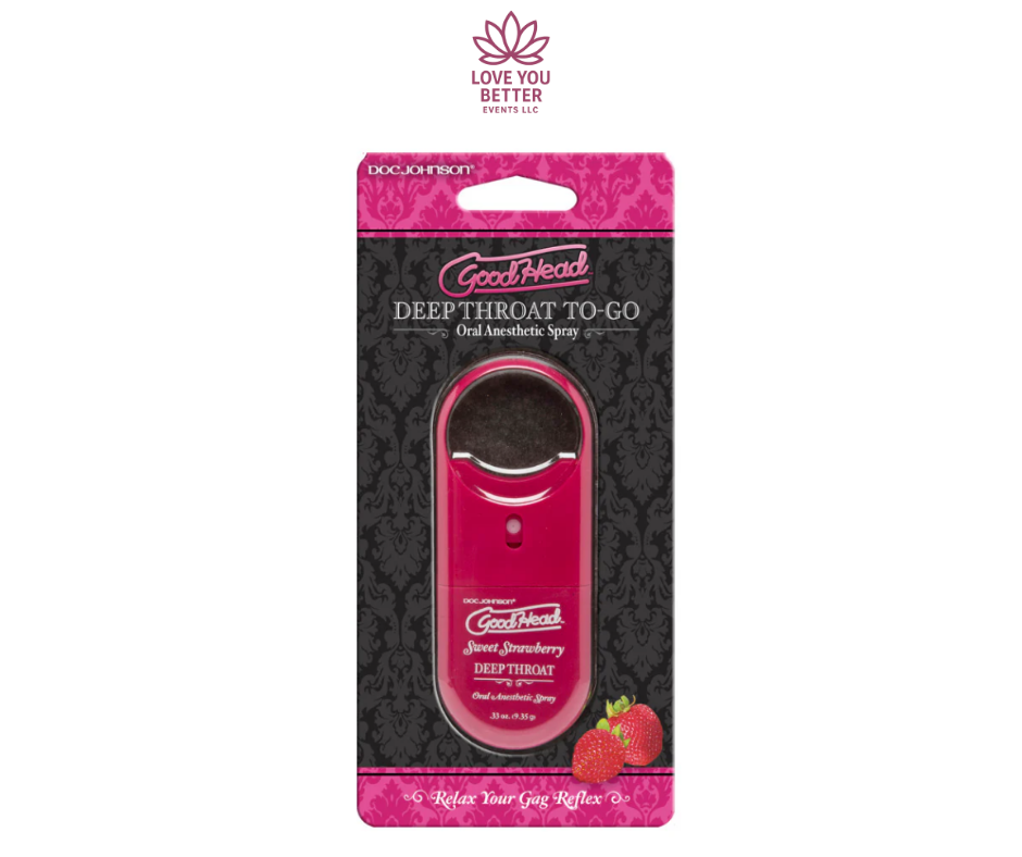Goodhead to Go - Deep Throat Spray Sweet Strawberry
