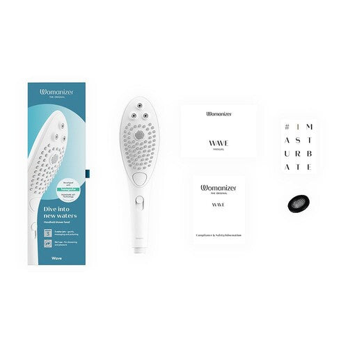 Wave Shower Head Masturbator White