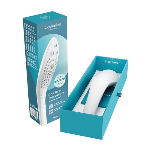 Wave Shower Head Masturbator White