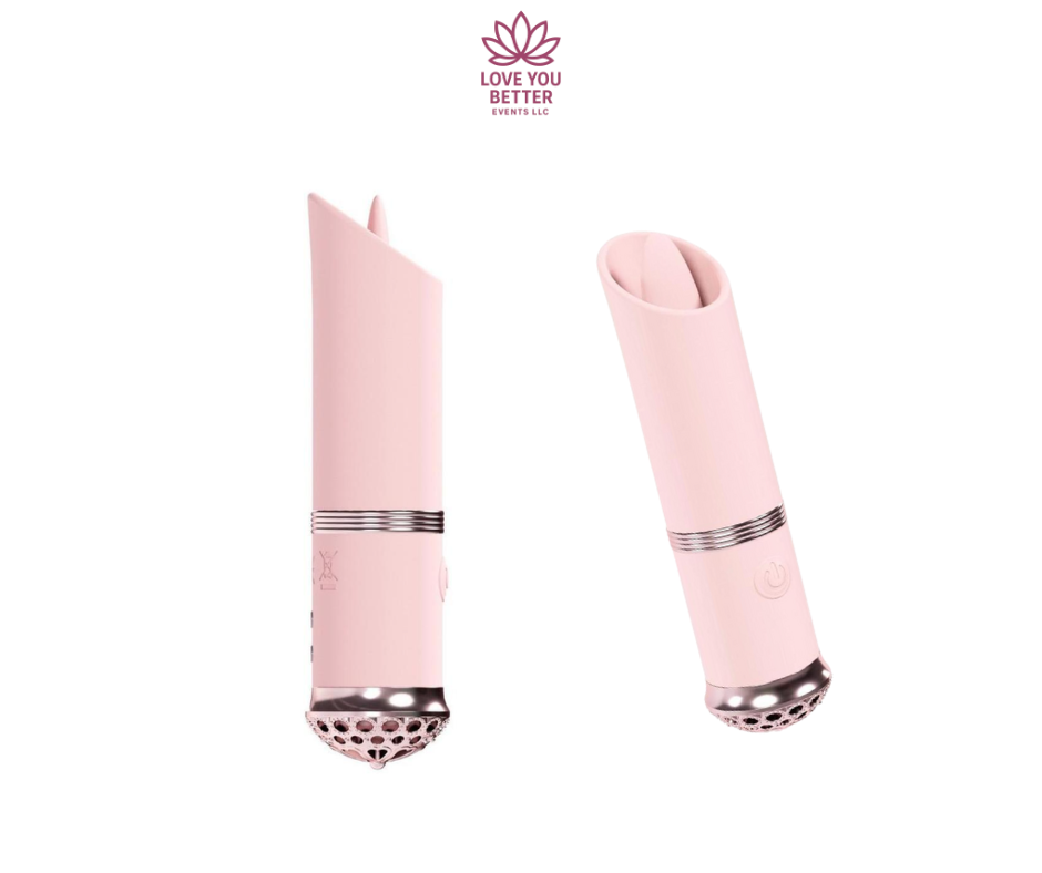 Luxe Silicone Rechargeable 10 Function Mini Lipstick