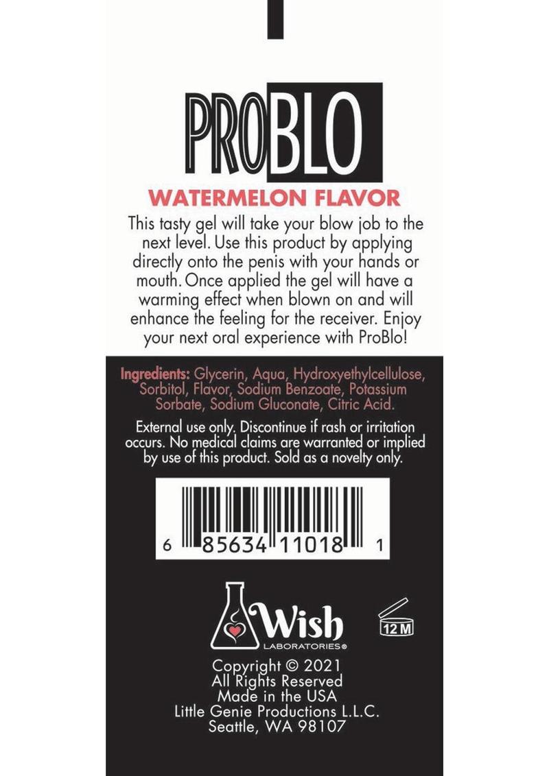 ProBlo Oral Pleasure Flavored Gel