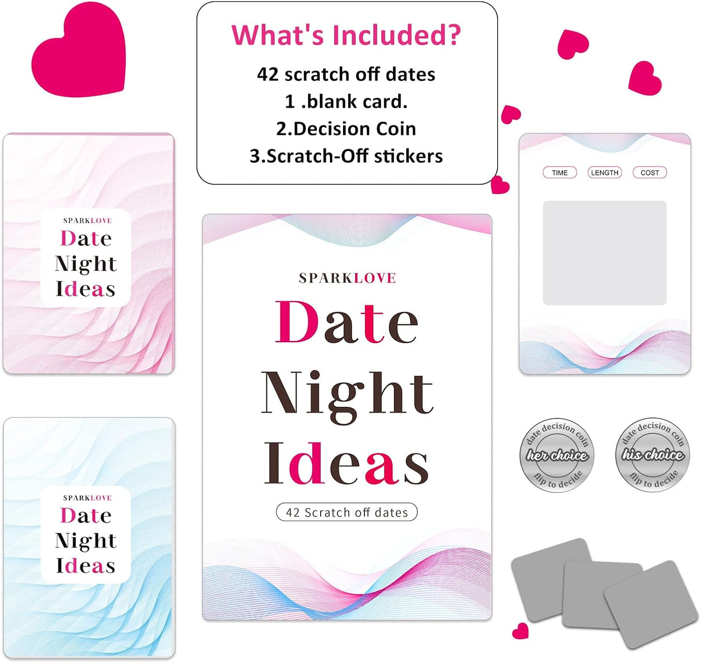 Date Night Scratch Off Cards