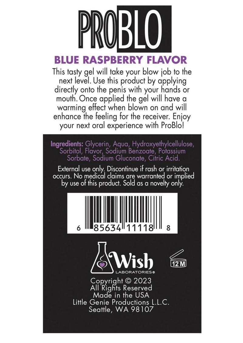 ProBlo Oral Pleasure Flavored Gel