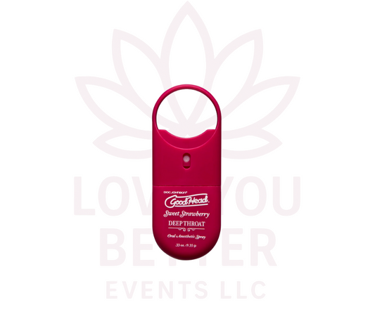 Goodhead to Go - Deep Throat Spray Sweet Strawberry