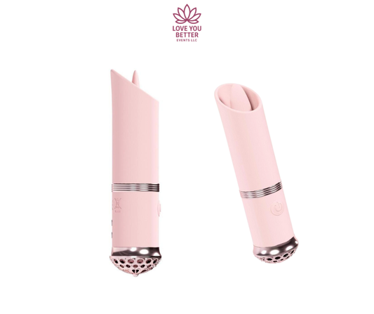 Luxe Silicone Rechargeable 10 Function Mini Lipstick